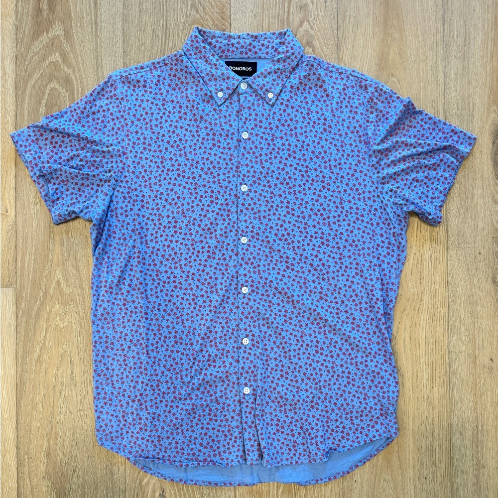 Bonobos Size L Jersey Riviera Shirt